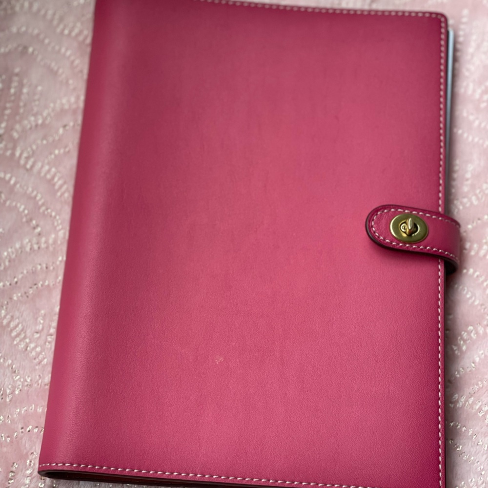 Coach Notebook-Pink